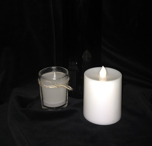 Battery Operated Candles - Event Rentals - flickering battery operated candles for rent